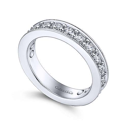 14K White Eternity 14k White Gold Channel Prong Set Eternity Band - 1.99 ct Surrey Vancouver Canada Langley Burnaby Richmond