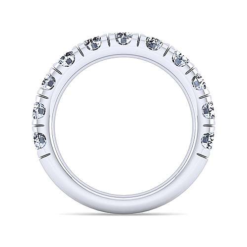 14K White Eternity 14K White Gold Round 11 Stone Diamond Anniversary Band - 1.95 ct Surrey Vancouver Canada Langley Burnaby Richmond