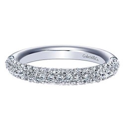 14K White Gold Prong Set Diamond Anniversary Band - 0.87 ct Surrey Vancouver Canada Langley Burnaby Richmond