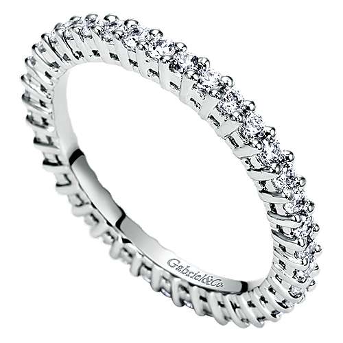 14K White Eternity 14K White Gold Shared Prong Diamond Eternity Band - 0.62 ct Surrey Vancouver Canada Langley Burnaby Richmond