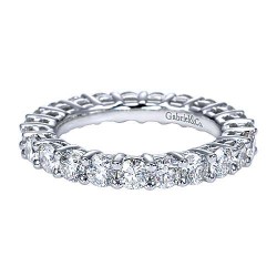 Platinum Shared Prong Diamond Eternity Band - 2.09 ct Surrey Vancouver Canada Langley Burnaby Richmond