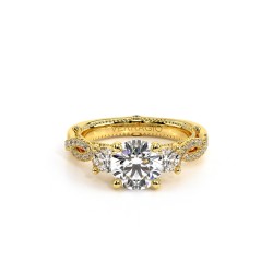 Couture Yellow Engagement Ring - 0.4 CT Surrey Vancouver Canada Langley Burnaby Richmond