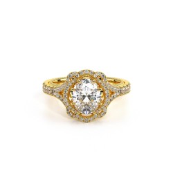 Couture Yellow Engagement Ring - 0.4 CT Surrey Vancouver Canada Langley Burnaby Richmond