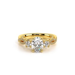 Couture Yellow Engagement Ring - 0.6 CT Surrey Vancouver Canada Langley Burnaby Richmond