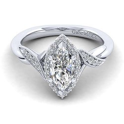 Platinum Marquise Halo Diamond Engagement Ring Surrey Vancouver Canada Langley Burnaby Richmond