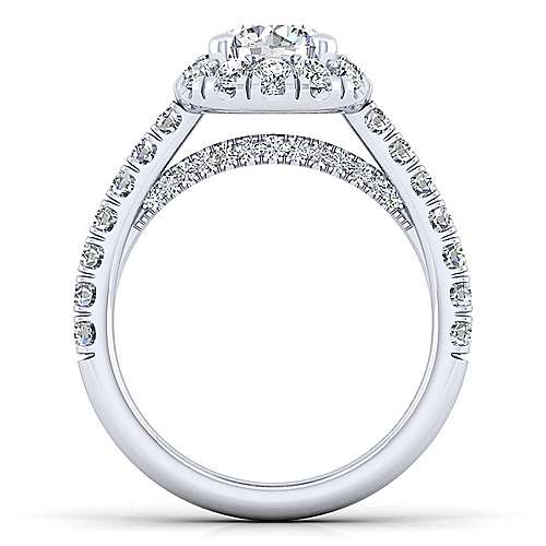 platinum Platinum Halo Platinum Round Halo Diamond Engagement Ring Surrey Vancouver Canada Langley Burnaby Richmond