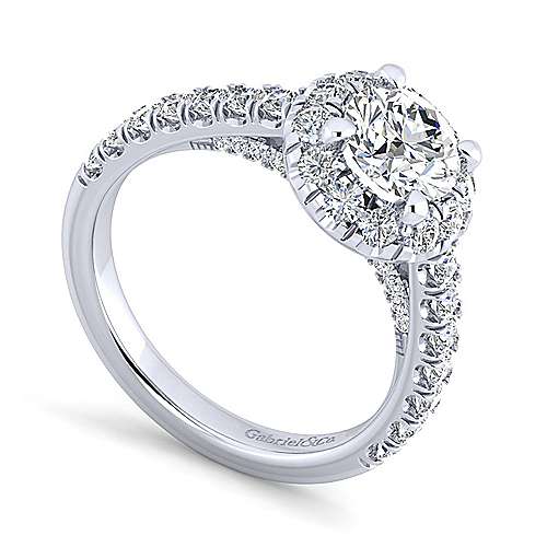 platinum Platinum Halo Platinum Round Halo Diamond Engagement Ring Surrey Vancouver Canada Langley Burnaby Richmond