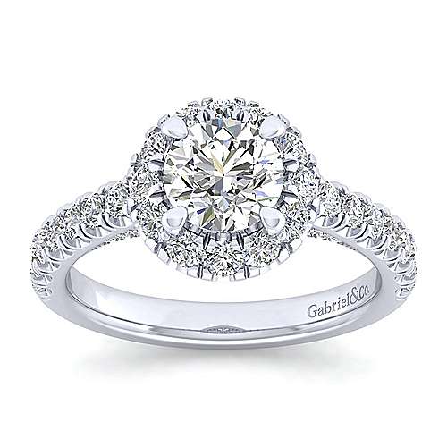 platinum Platinum Halo Platinum Round Halo Diamond Engagement Ring Surrey Vancouver Canada Langley Burnaby Richmond