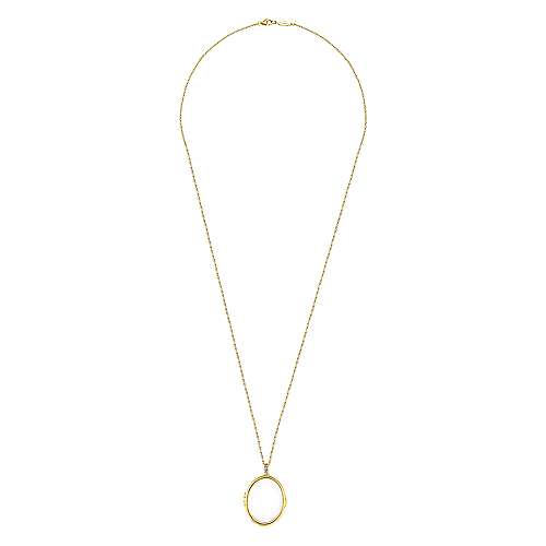 14K Yellow Locket 25" 14K Yellow Gold Oval Glass Front Locket Necklace Surrey Vancouver Canada Langley Burnaby Richmond