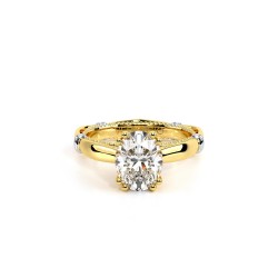 Parisian Yellow Solitaire Engagement Ring Surrey Vancouver Canada Langley Burnaby Richmond