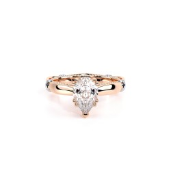 Parisian Rose Solitaire Engagement Ring Surrey Vancouver Canada Langley Burnaby Richmond