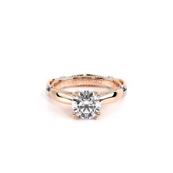 Parisian Rose Solitaire Engagement Ring Surrey Vancouver Canada Langley Burnaby Richmond