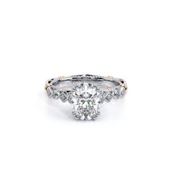 Parisian Platinum Engagement Ring - 0.1 CT Surrey Vancouver Canada Langley Burnaby Richmond