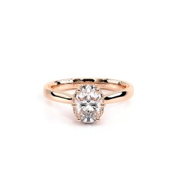 Renaissance Rose Engagement Ring - 0.1 CT Surrey Vancouver Canada Langley Burnaby Richmond