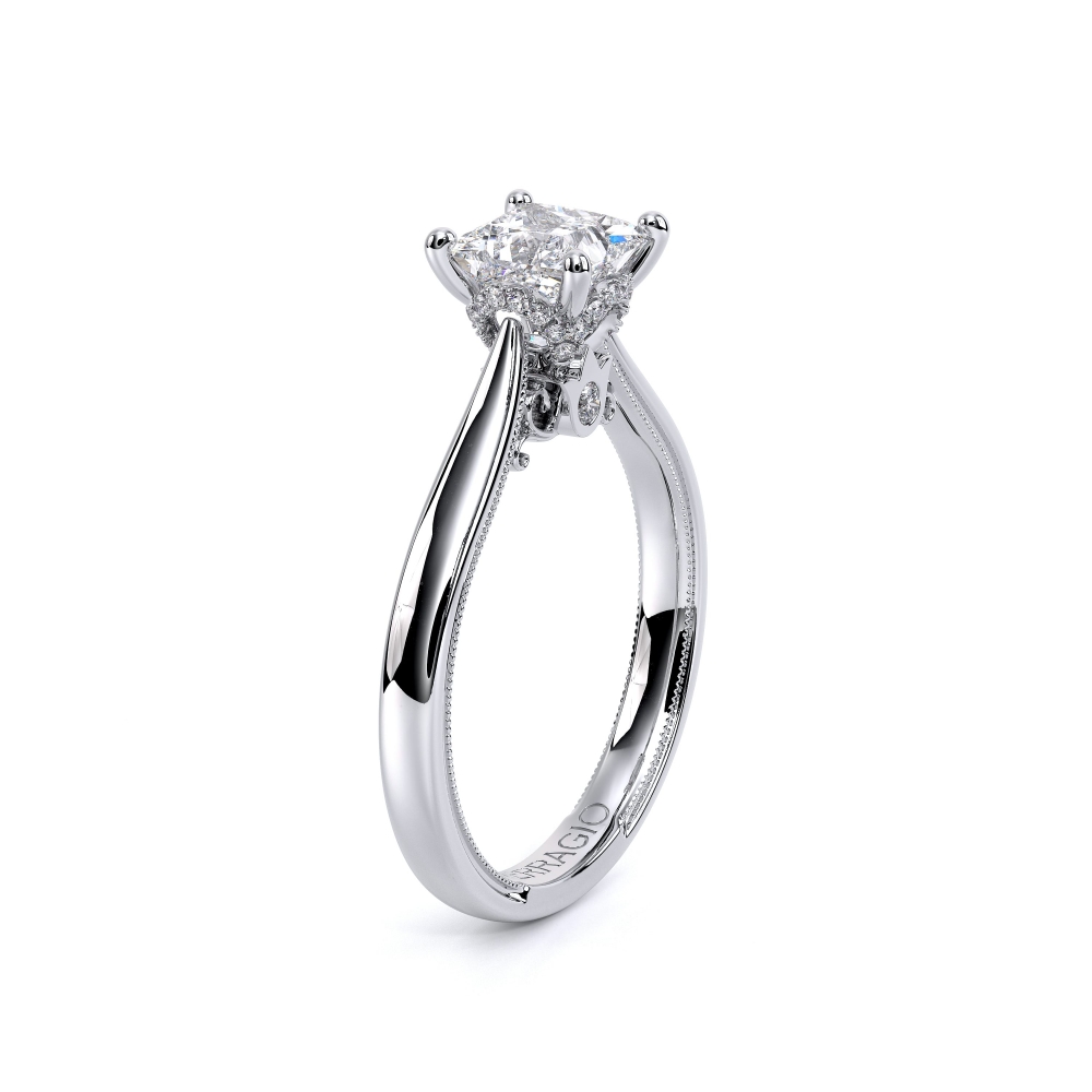 platinum Platinum Solitaire Renaissance Platinum Engagement Ring - 0.1 CT Surrey Vancouver Canada Langley Burnaby Richmond