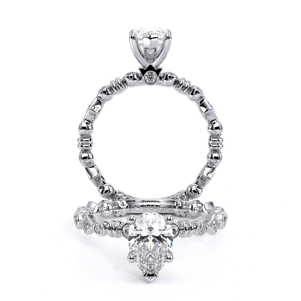 platinum Platinum Solitaire Renaissance Platinum Engagement Ring - 0.2 CT Surrey Vancouver Canada Langley Burnaby Richmond