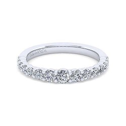 14K White Gold Diamond Matching Wedding Band - 0.68 ct Surrey Vancouver Canada Langley Burnaby Richmond