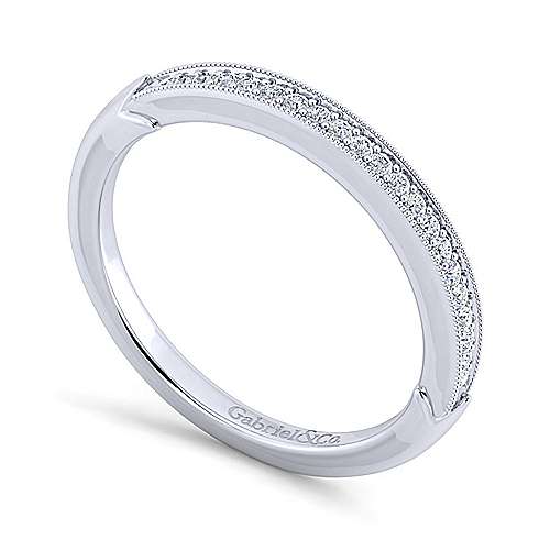 14K White Eternity 14K White Gold Matching Wedding Band - 0.09 ct Surrey Vancouver Canada Langley Burnaby Richmond