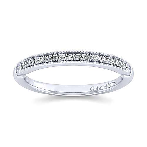 14K White Eternity 14K White Gold Matching Wedding Band - 0.09 ct Surrey Vancouver Canada Langley Burnaby Richmond