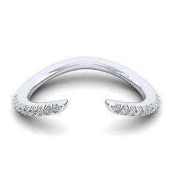 14K White Gold Diamond Matching Wedding Band - 0.16 ct Surrey Vancouver Canada Langley Burnaby Richmond