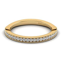 14K Yellow Gold Matching Wedding Band - 0.17 ct Surrey Vancouver Canada Langley Burnaby Richmond