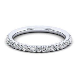 14K White Gold Matching Wedding Band - 0.30 ct Surrey Vancouver Canada Langley Burnaby Richmond