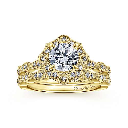 14K Yellow Eternity 14K Yellow Gold Matching Wedding Band - 0.07 ct Surrey Vancouver Canada Langley Burnaby Richmond