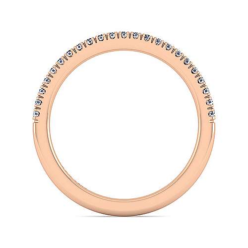 14K Rose Eternity 14K Rose Gold Matching Diamond Wedding Band - 0.15 ct Surrey Vancouver Canada Langley Burnaby Richmond