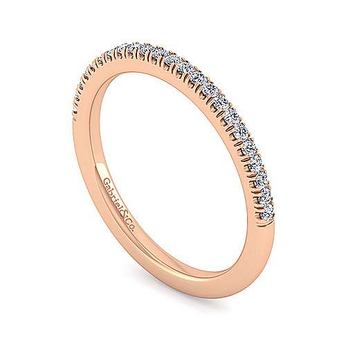 14K Rose Eternity 14K Rose Gold Matching Diamond Wedding Band - 0.15 ct Surrey Vancouver Canada Langley Burnaby Richmond