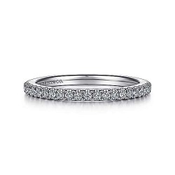 14K White Gold Diamond Matching Wedding Band - 0.17 ct Surrey Vancouver Canada Langley Burnaby Richmond