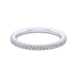 14K White Gold Diamond Matching Wedding Band - 0.18 ct Surrey Vancouver Canada Langley Burnaby Richmond