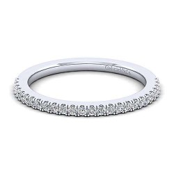 14K White Gold Matching Wedding Band - 0.24 ct Surrey Vancouver Canada Langley Burnaby Richmond