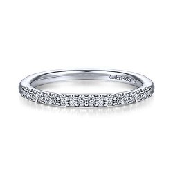 14K White Gold Matching Wedding Band - 0.12 ct Surrey Vancouver Canada Langley Burnaby Richmond