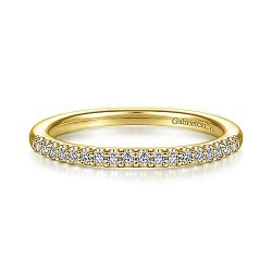 14K Yellow Gold Matching Wedding Band - 0.13 ct Surrey Vancouver Canada Langley Burnaby Richmond